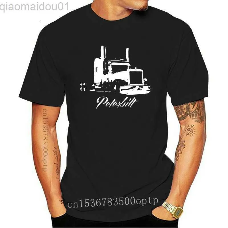 T-shirts pour hommes Nouveaux hommes T-shirt 2007 Peterbilt 379 Legacy Edition Side V T-shirt femme L230713