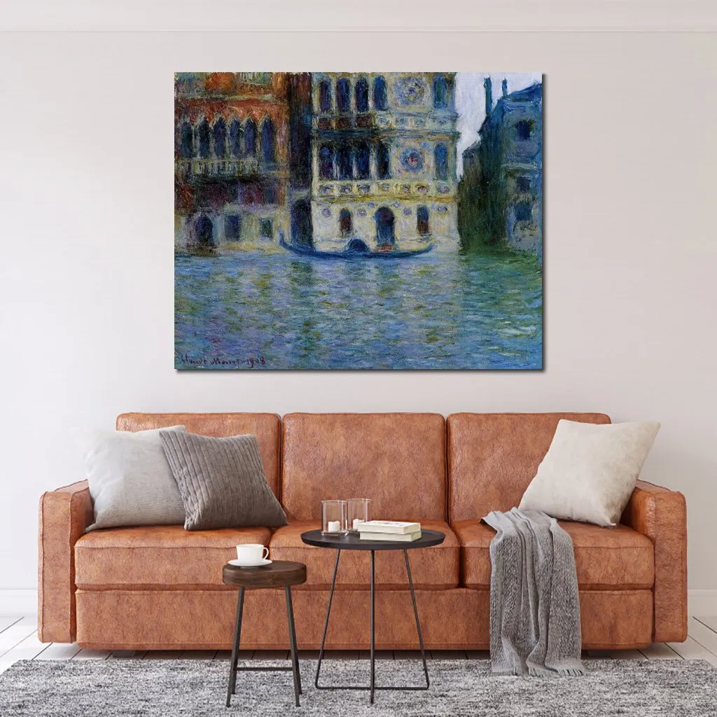 Palazzo Dario Claude Monet Painting Handmade Oil Reproduction Landscape Canvas Art High Quality