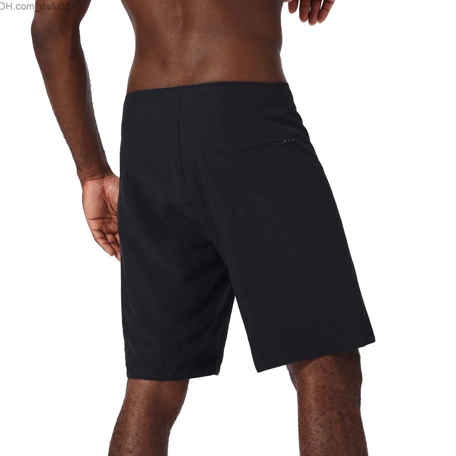 Pantaloncini da uomo Pantaloncini da surf elastici a 4 vie da uomo New Bermuda Beachwear Pantaloncini da surf impermeabili ad asciugatura rapida Pantaloncini da surf da spiaggia di marca Nuoto Z230714