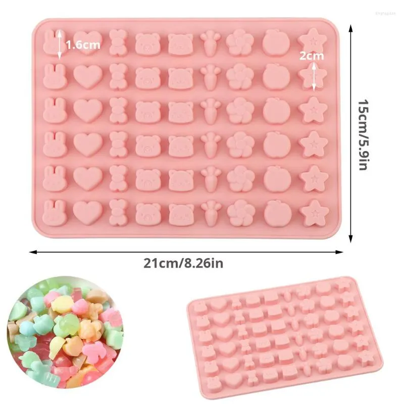 Backformen Silikonform Dropper Grids Gummy Tier Fondant Schokolade Süßigkeiten Form Kuchen Dekorieren Werkzeuge Harz Kunst