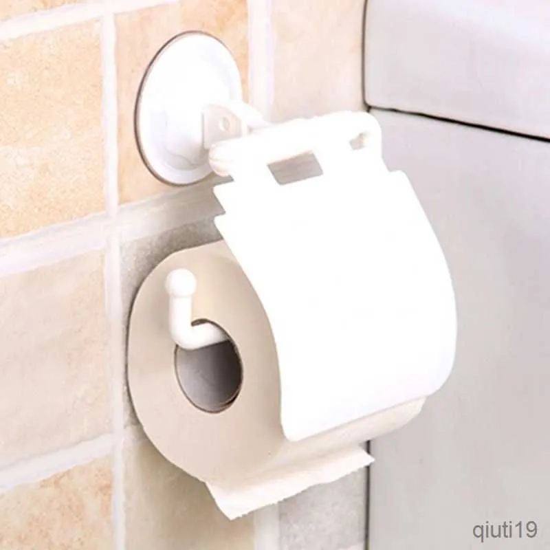 Pudełka na tkanki serwetki Kreatywny ssanie łazienki kubek toaletowa toaleta szwana tkanek rolek stojak na papier toaletowy bęben R230714