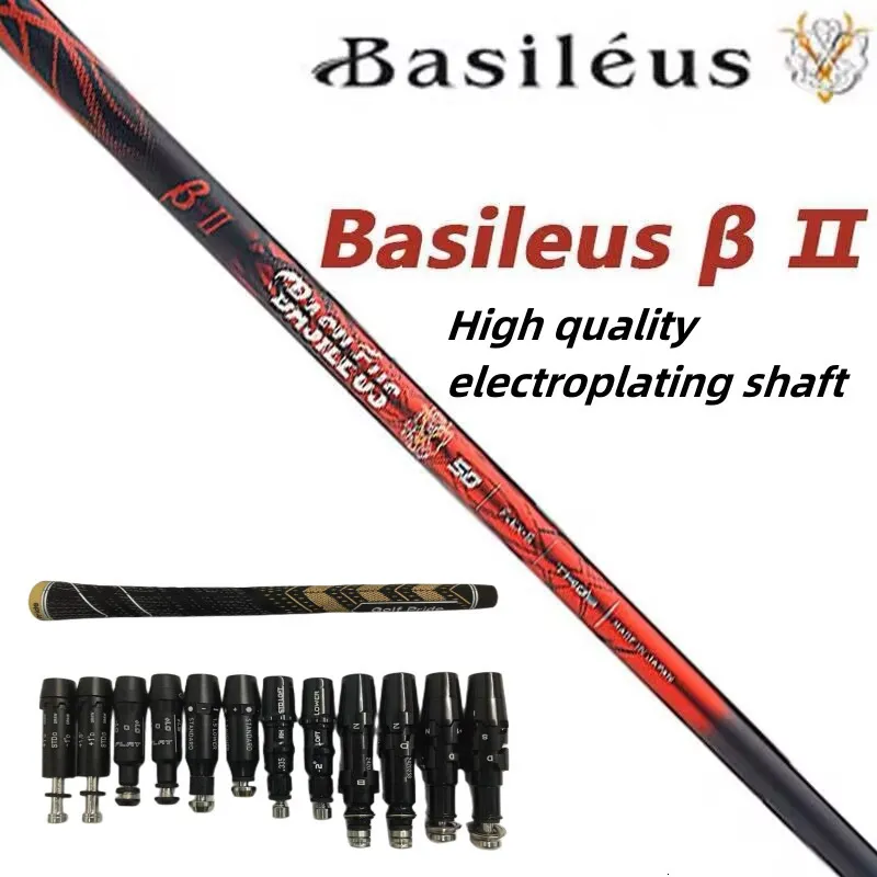 Club Heads Golf Shaft Basileus Generation II Electropated Drivers RS flex Graphite Free Assembly Hylsa och GRIP 230713