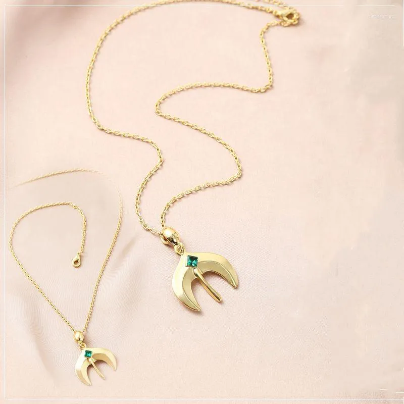 Chains Season of Sanctuary Necklace: Sky Children of the Light Chain  Pendant Jewelry, Gold Color Metal Collares for Man, Game, Bridal