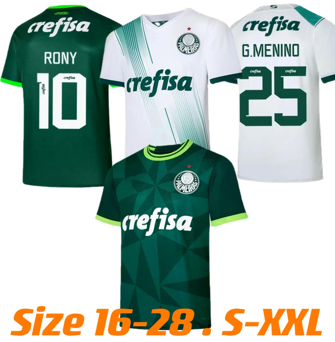 23 24 Palmeiras DUDU RONY Maillots de football pour hommes 120TH BRENO LOPES R.VEIGA DEYVERSON ATUESTA ZE RAFAEL G.VERON DANILO R.NAVARRO Domicile Maillot de football Uniformes S-XXL