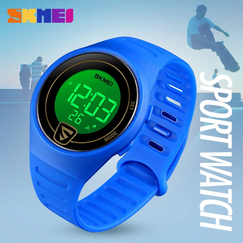 SKMEI Boys Girls Digital Watchs LED Sports Wristwatches Waterproof For Student Fashion Electronic Wrist Watch Reloj Hombre