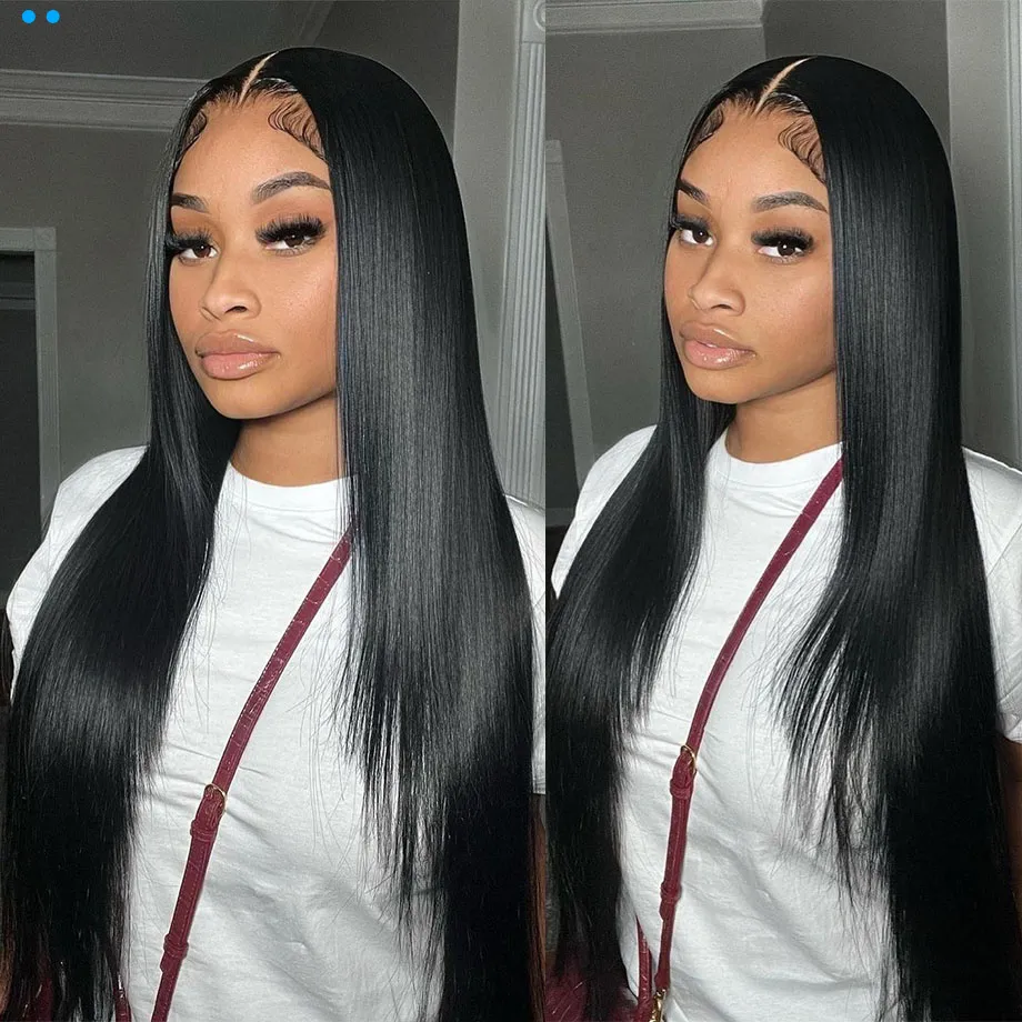 Brazilian Bone Straight Lace Front Wig Human Hair Pre  display picture 2