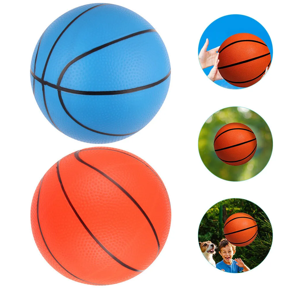 Sandspiel-Wasserspaß, 2 Stück, kleiner Basketball, Mini-Kunststoff, Jugend für Kleinkinder, Kinder, 230714