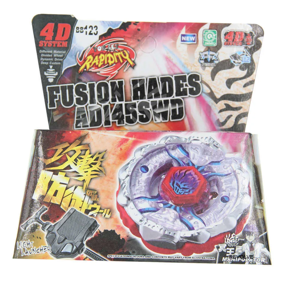 4D Beyblades B-X Toupie Burst Beyblade Spinning Top Metal Masters Flash Sagittario 230WD Metal BB-126-Starter Set With Launcher