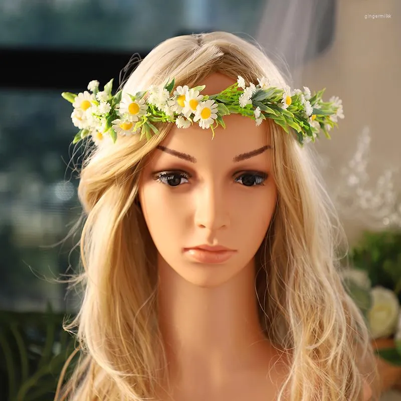 Headpieces A Colorful And Beautiful Flower Decor Headband Designed For Ladies' Travel Pography