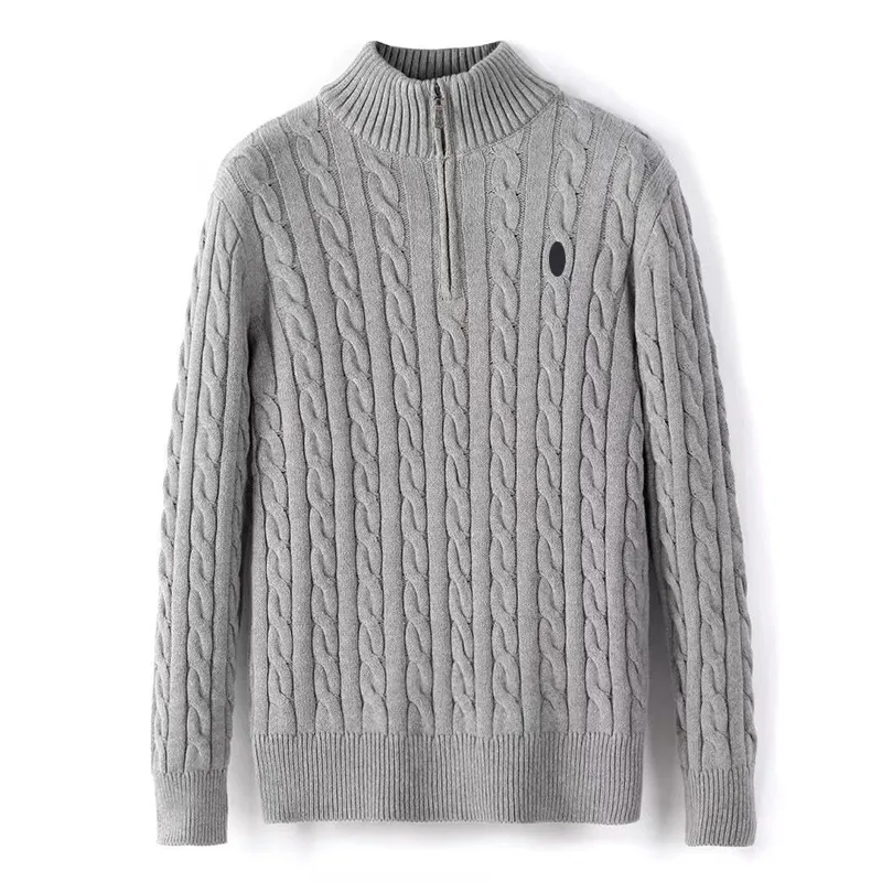 Hoodie Männer Pullover Designer Polo -Shirts Halb -Reißverschluss Hoodies Business Sweaters Langarm hochärzt