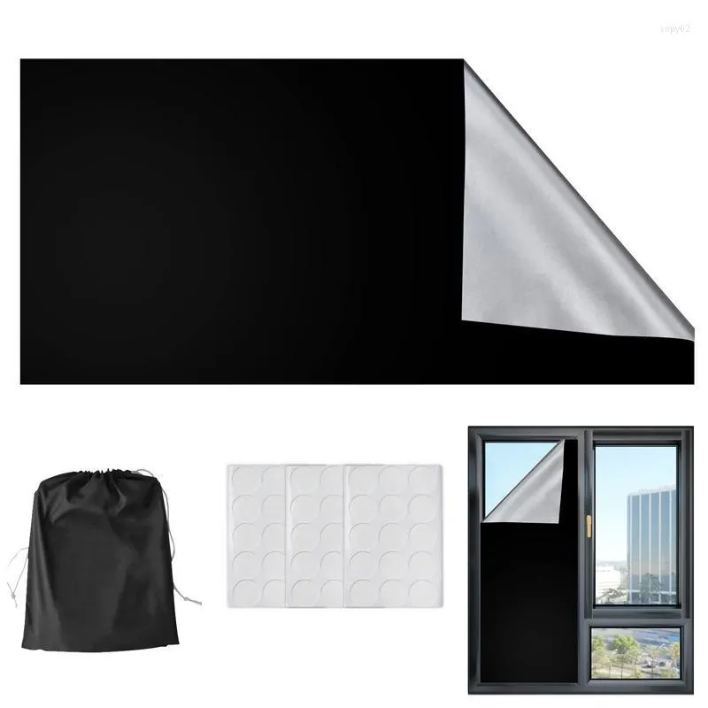 Curtain Blackout Blinds For Bedroom Shades Window Cover Universal Prevent Heat Block Glare Home