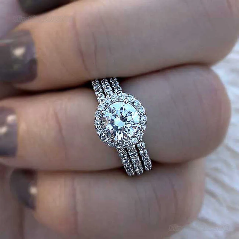 Bling bling vvs moissanite ring mode smycken grossist 100% 925 sterling ring designer stil bröllop ring tillbehör nytt engagemang kvinnors ring silver ringar