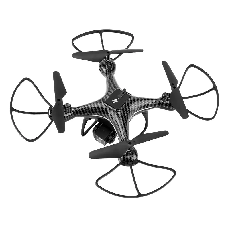 Photographie aérienne longue portée en fibre de carbone aéronef sans pilote (UAV) affichage d'éclairage Laser HD quadrirotor avion radiocommandé jouets pour enfants