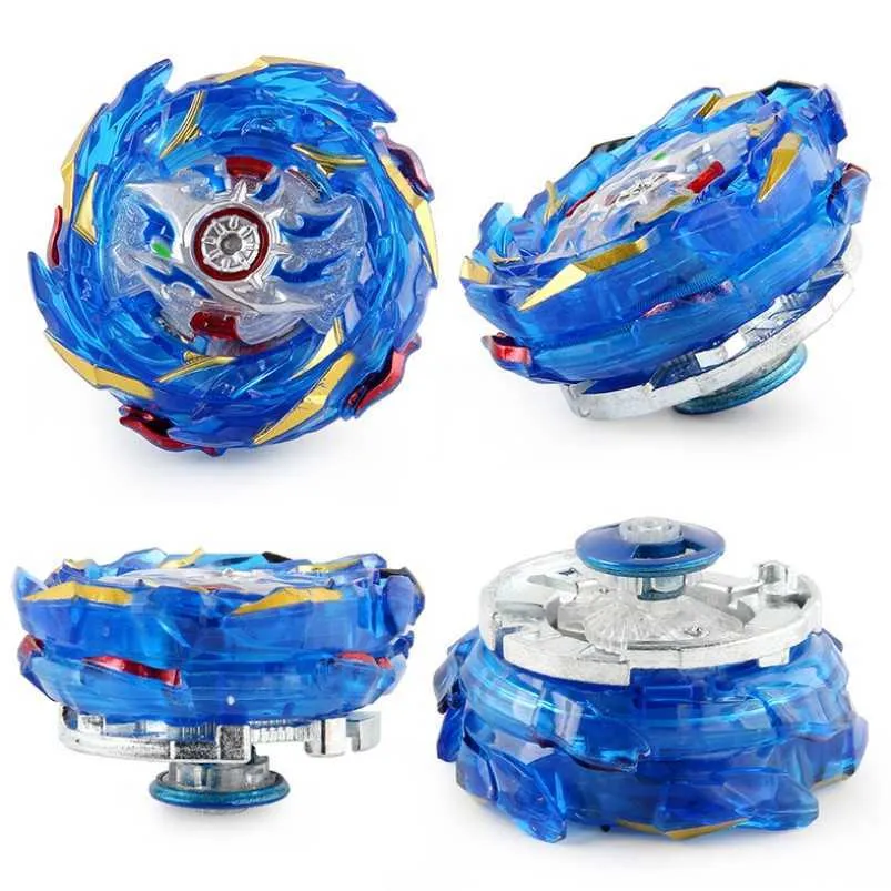 4D Beyblades B-X TOUPIE BURST BEYBLADE SPINNING TOP Sparking Metal B-174 Alloy Cable Anttena Blue Red Protagonist Assemble Toys