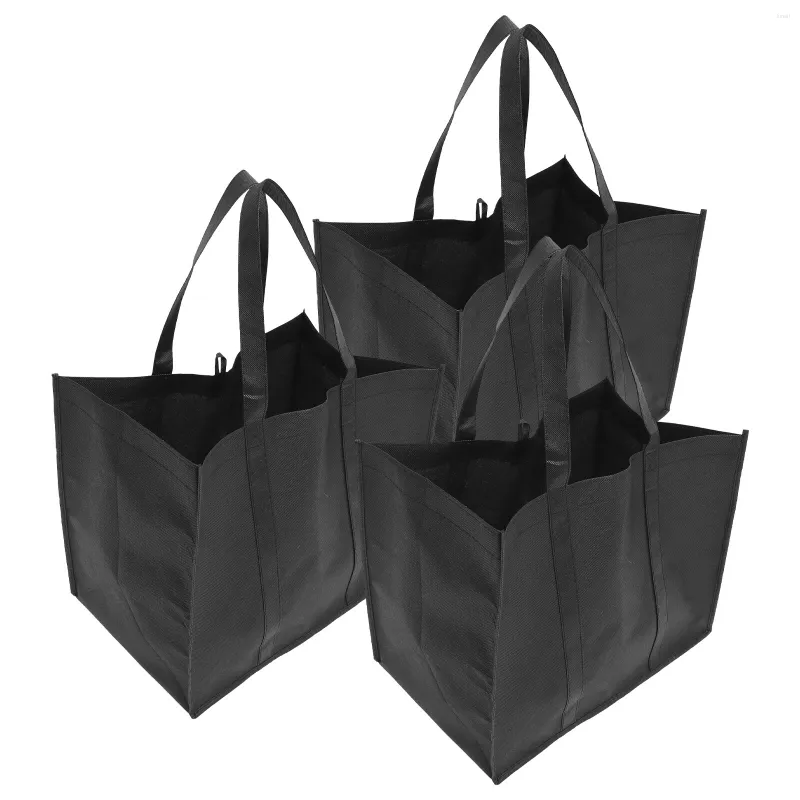 Storage Bags Shopping Bag Non-woven Fabrics Reusable Gift Handles Large Capacity Party Favor Grocery Foldable Cloth