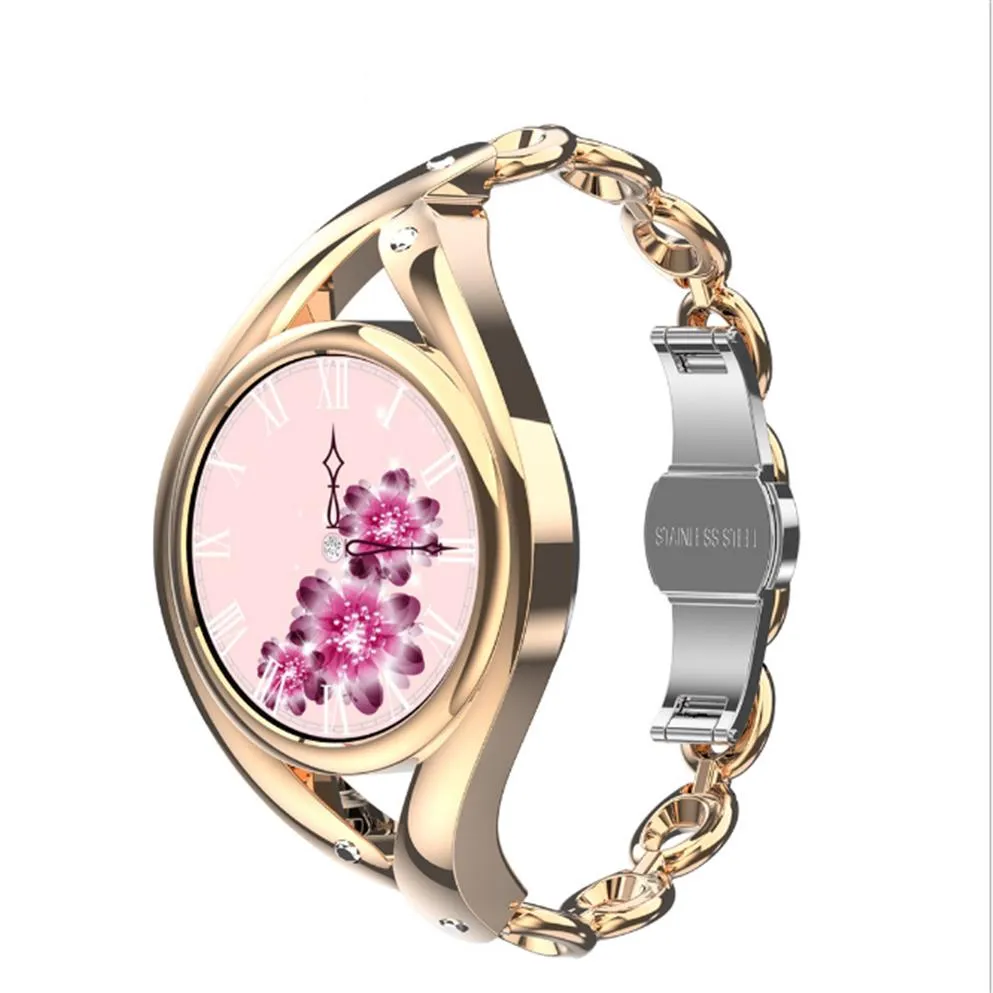 LEMFO Élégant Tendance Exquis Cadran Personnalisé Femmes Montres Pression Artérielle Fréquence Cardiaque Surveillance Physiologique Montre Intelligente Femme 2022735