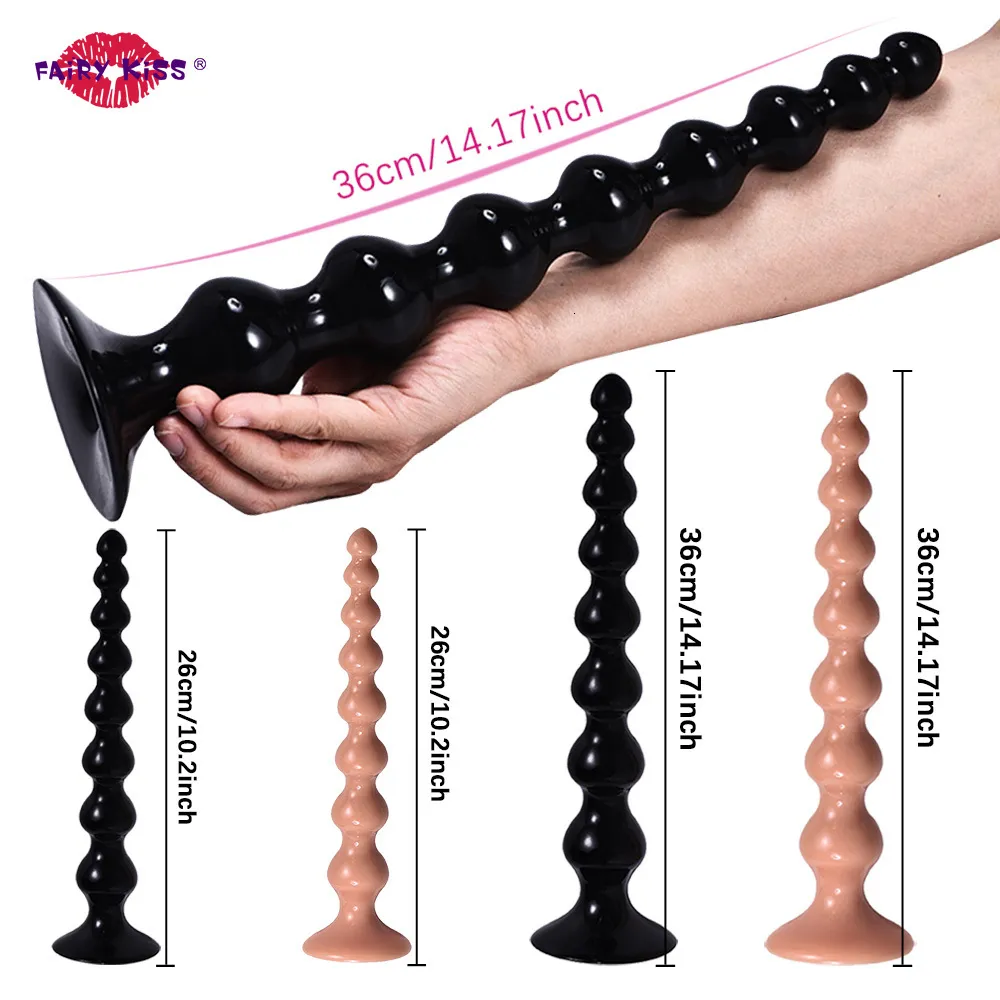 Giocattoli per adulti Perline anali lunghe Palline Grande Butt Plug Grande Buttplug Sesso erotico per donna Uomo Dilatatore gay Prostata Ma_voghion.com
