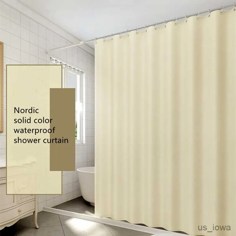 Cortina de ducha Cortina de ducha antimoho con 12 anillos de cortina de  ducha