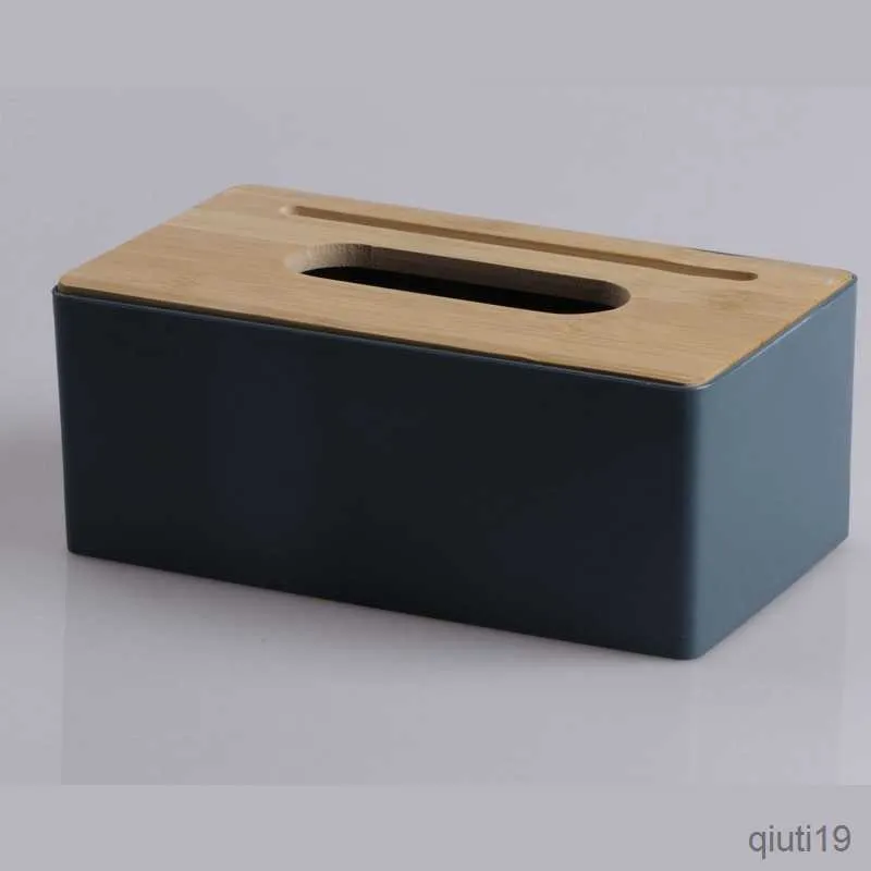 Tissue Boxes Napkins Wooden Tissue Holder Household Paper Towel Storage Box Removable Tissue Case mouchoirs Lagerung Boxes for Home Office R230714