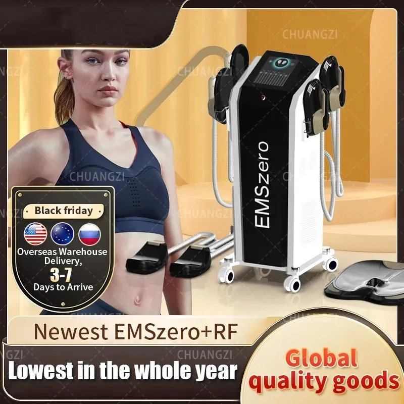 2023 새로운 Emszero Professional Muscle Stimulator EMS 신체 근육 조각 CE 인증을위한 통증없는 지방 감소 미용 장비