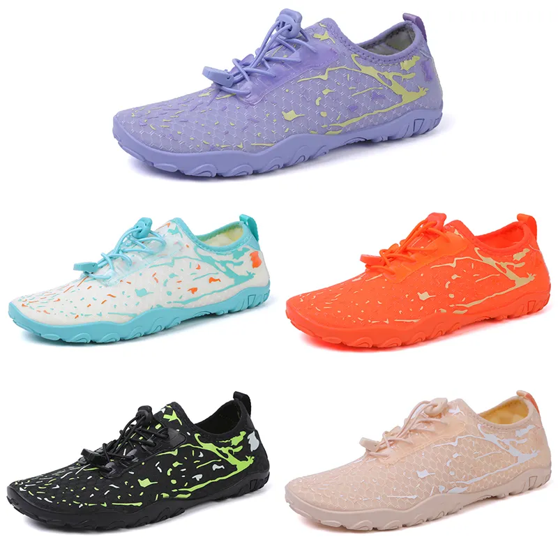 2023 wear resistant wading casual shoes men black white orange purple sneakers outdoor for all terrains color5