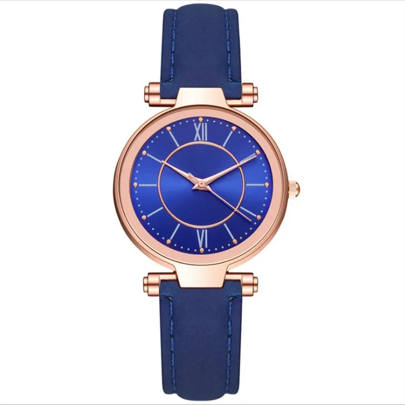 McyKcy Brand Leisure Fashion Style Womens Watch Good Selling Analog Blue Dial Quartz Ladies Watches Wristwatch254k