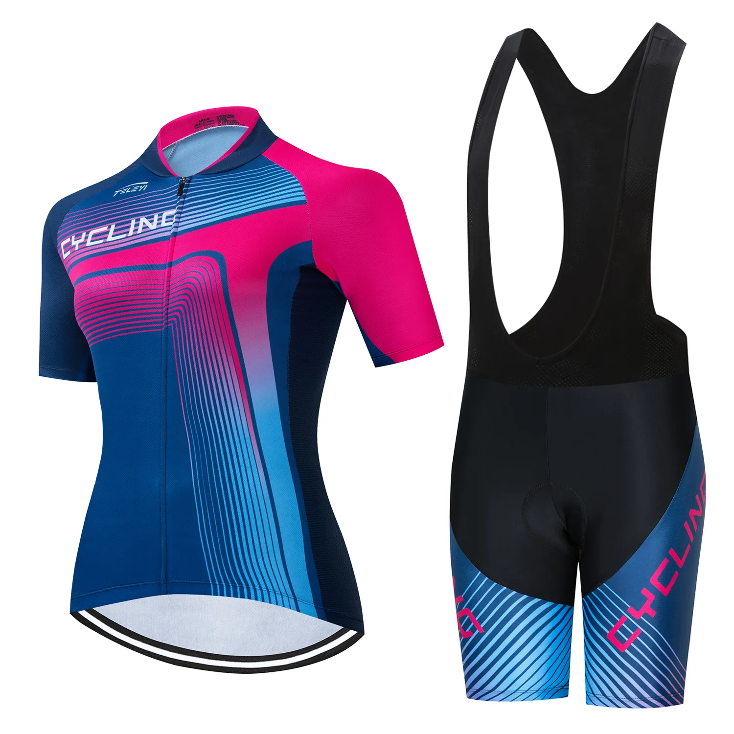 Cycling Shirts Tops Women short sleeve Jersey Set Summer Breathable Sports Suit MTB Bike Clothing Female Bicycle Clothes Casual Wear 230713