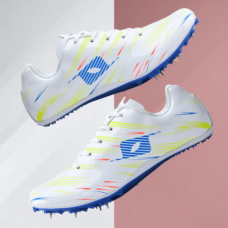 Chaussures de sécurité Spikes Chaussures de course Unisexe Chaussures d'athlétisme Spikes Chaussures d'athlétisme Garçons et filles Racing Sports Lacets Spikes Nails 230714