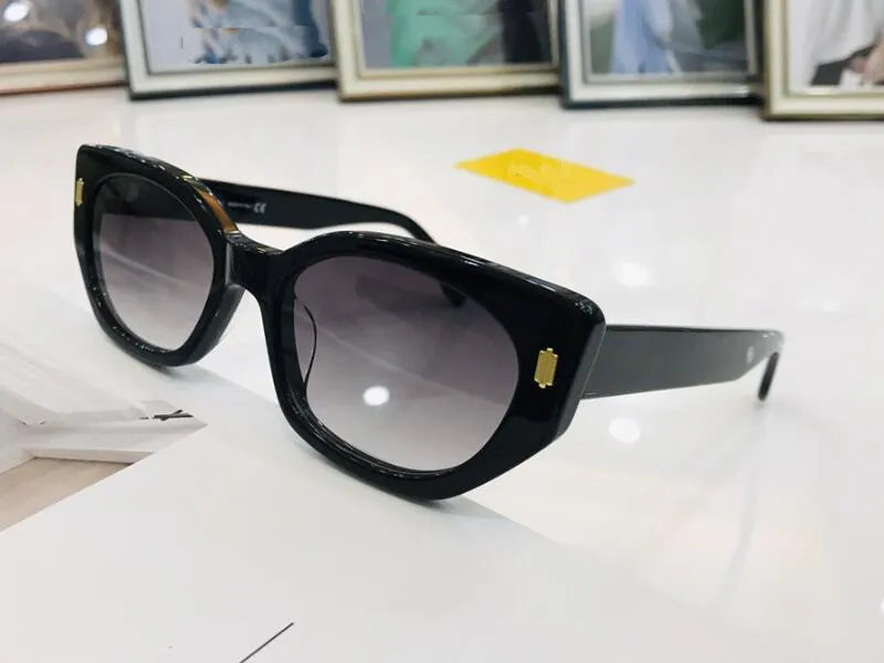 Realfine888 5A Eyewear FOL011V FD Bold Cat Eye Luxury Designer Sunglasses For Man Woman With Glasses Cloth Box FOL042V
