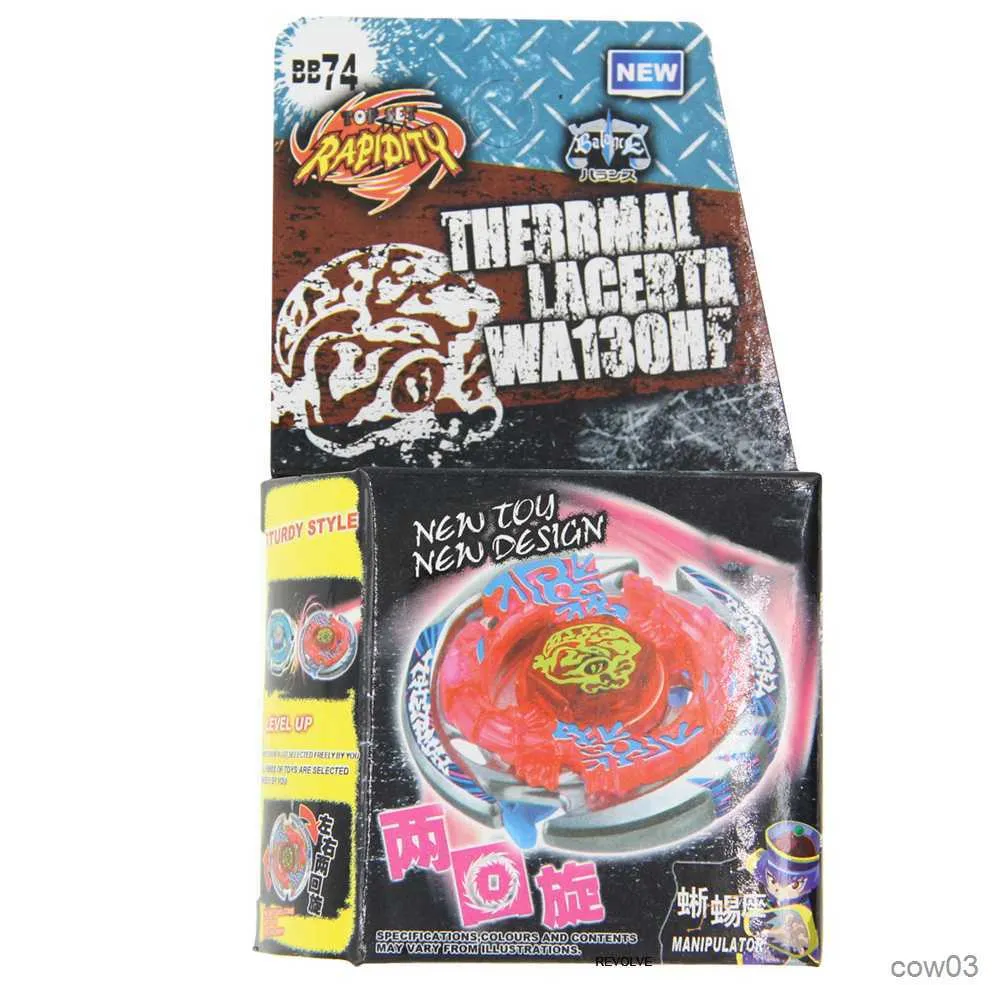 4D Beyblades TOUPIE BURST BEYBLADE TOLL Metal Fight Thermische Lacerta WA130H BB74 Zonder Launcher R230715