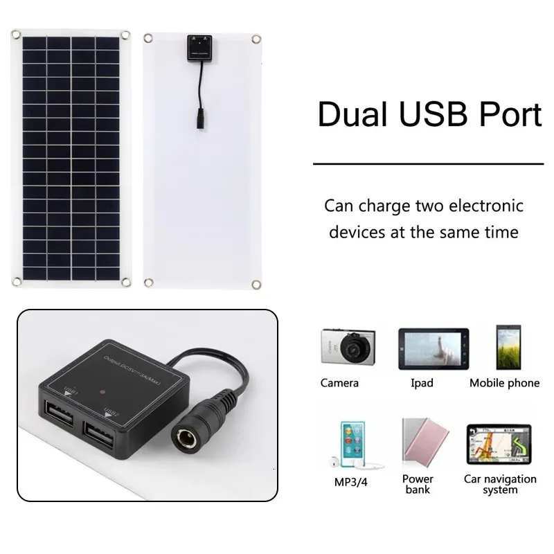 Prise USB Panneau Solaire pour y Caméra de Sécurité Port USB
