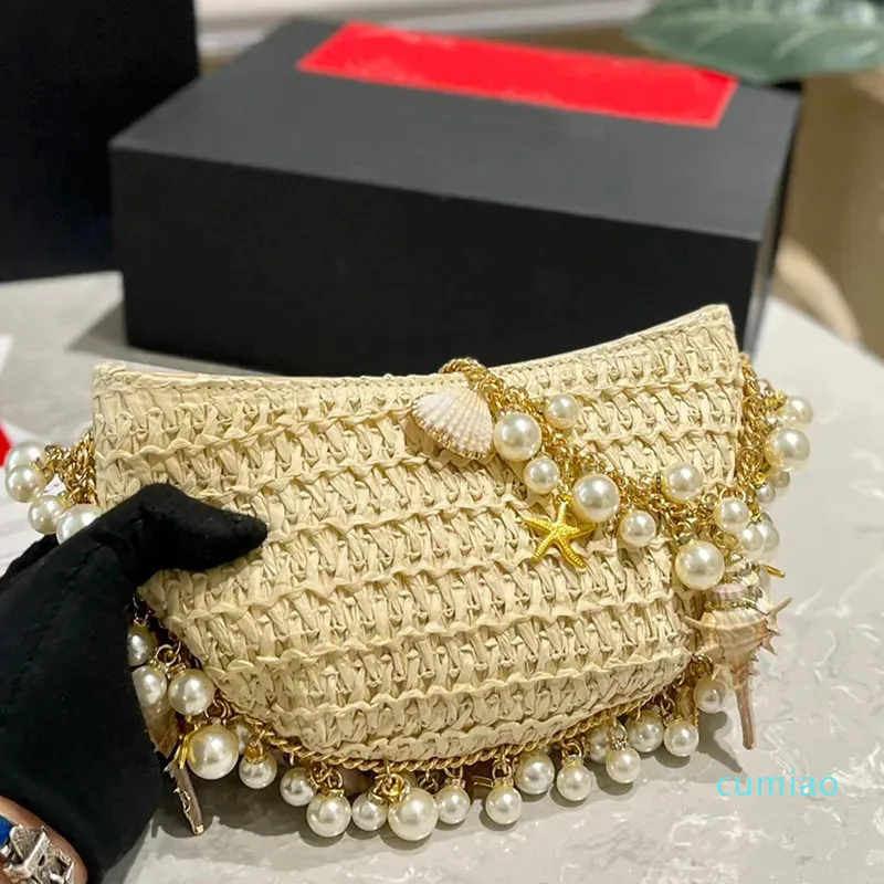 2023-デザイナーバッグConch Pearl Hobo Summer Beach Bag