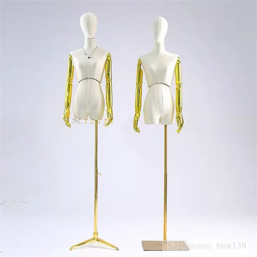 FSHion Style Golden Hand Mannequin FBRic Model Siliver Hand Manikin till salu