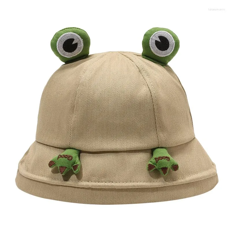 Bérets mignon Animal imprimé large bord chapeau de soleil pour femmes hommes adolescents enfants - à la mode extérieur seau casquette printemps été Protection