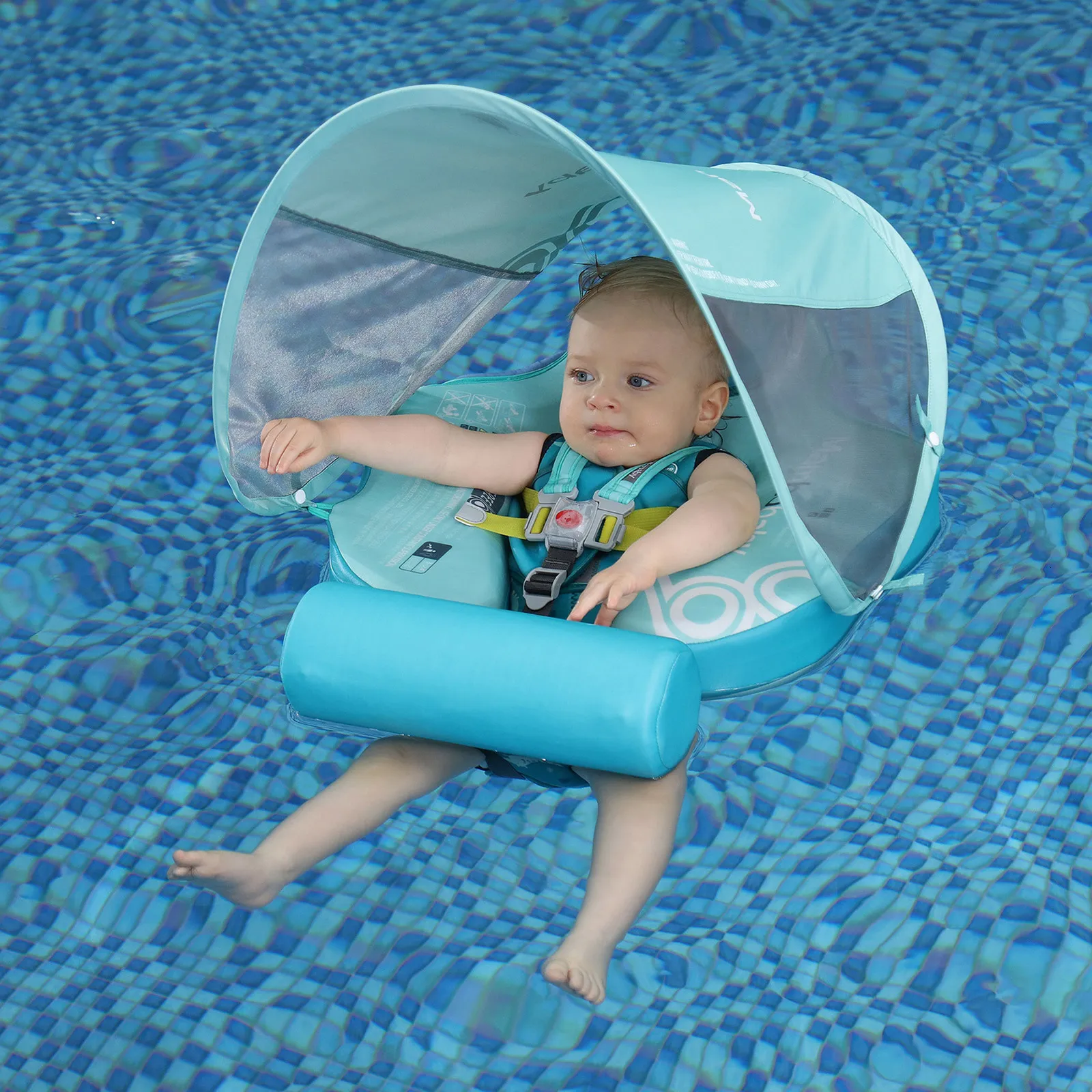 Leksakstält Mambobaby 17 TYPER Icke-inflatable Born Baby Swimming Float Lying Swimming Ring Pool Toys Swim Trainer Floater 230714