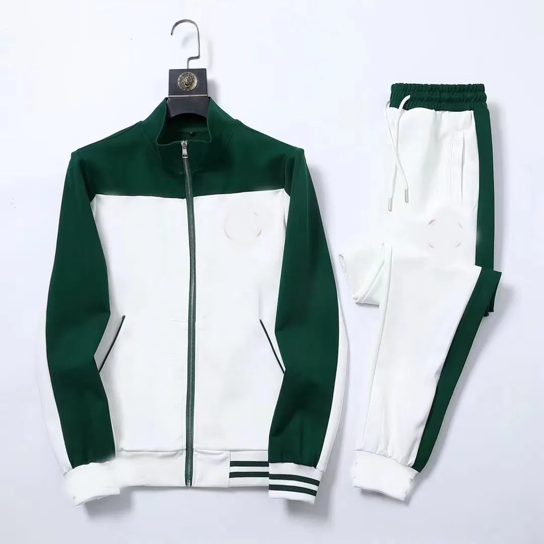 مسارات الرجال الجدد مجموعة مصممة للملابس الرياضية هوديز السترات الرياضية السترات الوريدية Zipper للتطريز الخريف أزياء العرق سميكة