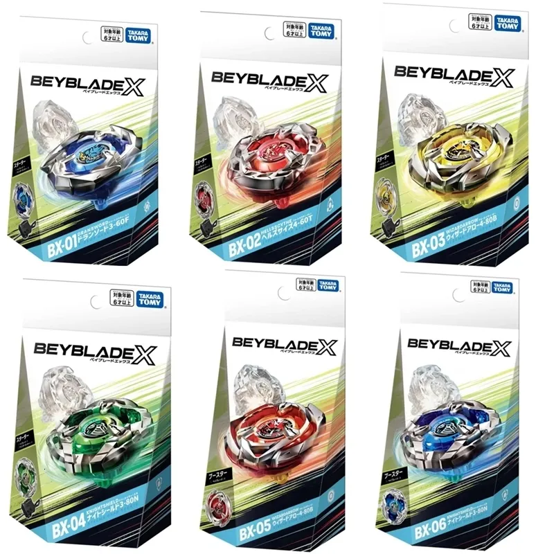 Pião original Tomy Beyblade X BX 01 Starter Dran Sword 3 60F BX 02 BX 03 BX 04 BX 05 BX 06 BX 08 BX 09 BX 11 BX 12 BX 00 230714