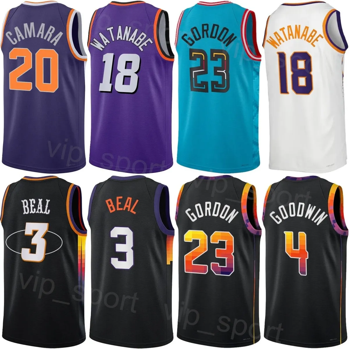 Mejor Precio En A Granel Basketball Imprime Maillot Bradley Beal 3 Goodwin 4 Yuta Watanabe Eric Gordon Toumani Camara 20 Torrey Craig 0 Cameron Payne 15 Kevin Durant 35 Association Homme Femme