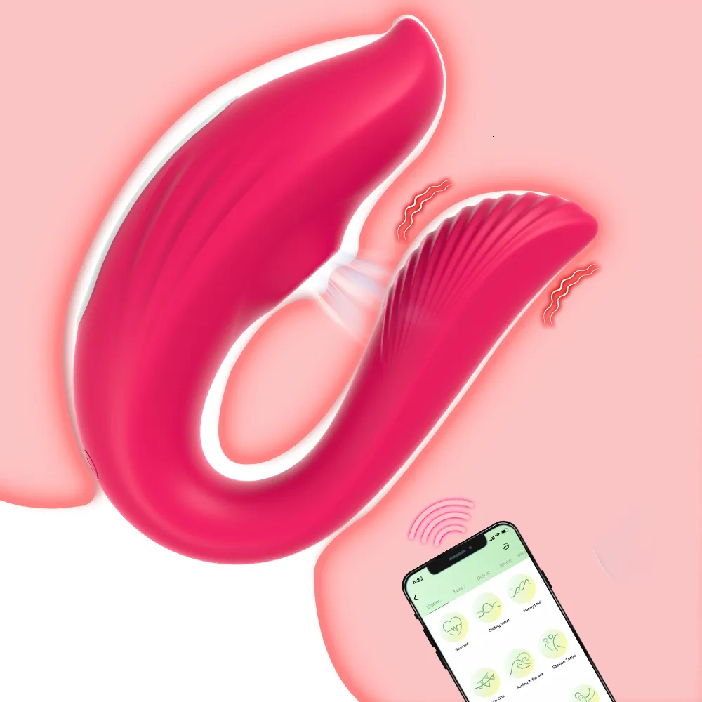 Vibrators Clit Sucking Vibrator Bluetooth Wearable Dildo Blowjob Clitoris Sucker Stimulator Female Masturbatio_voghion.com