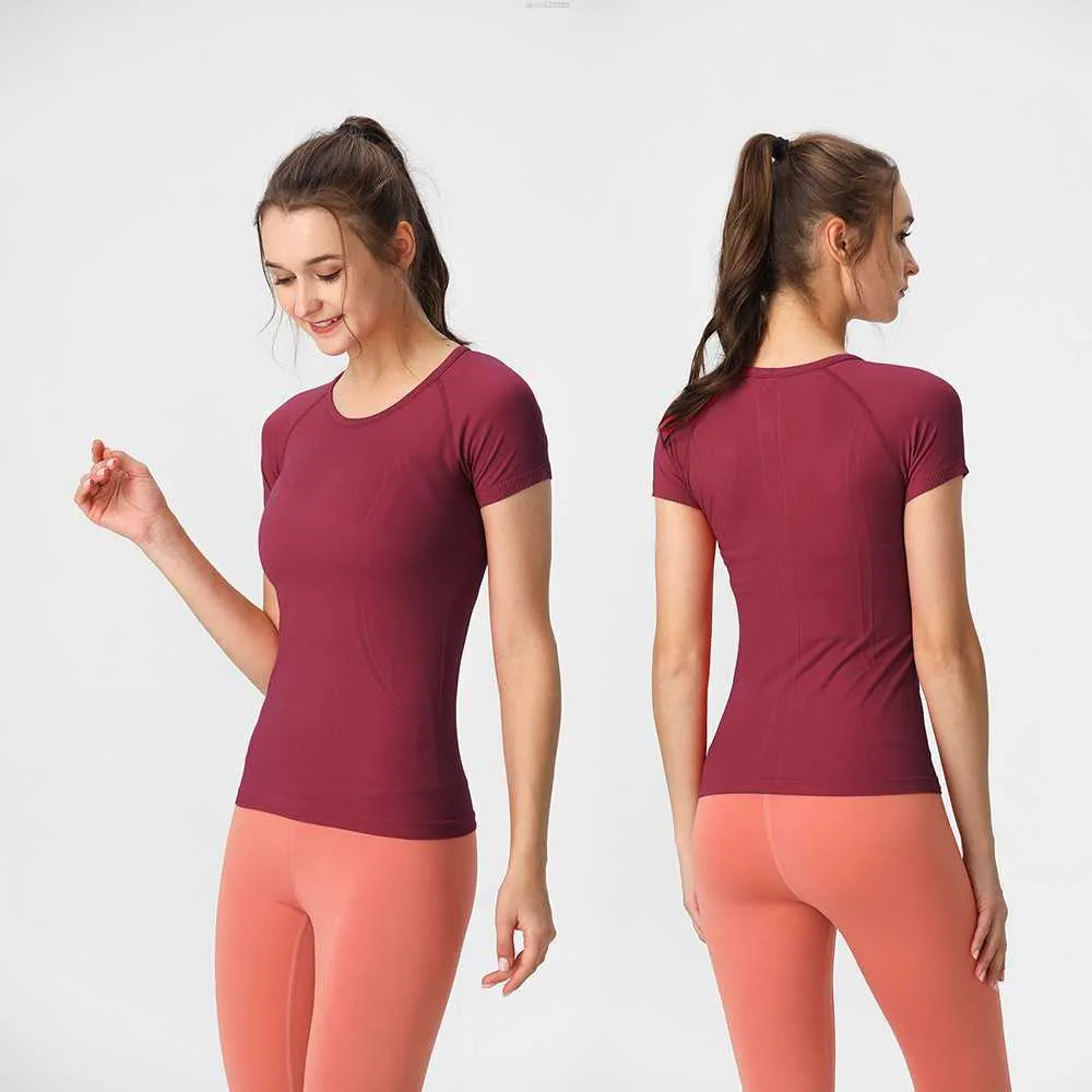 Swiftlys yoga femmes sport t-shirts porter Tech dames à manches courtes T-shirts évacuation de l'humidité tricot haute élastique fitness Fashion Tees 10