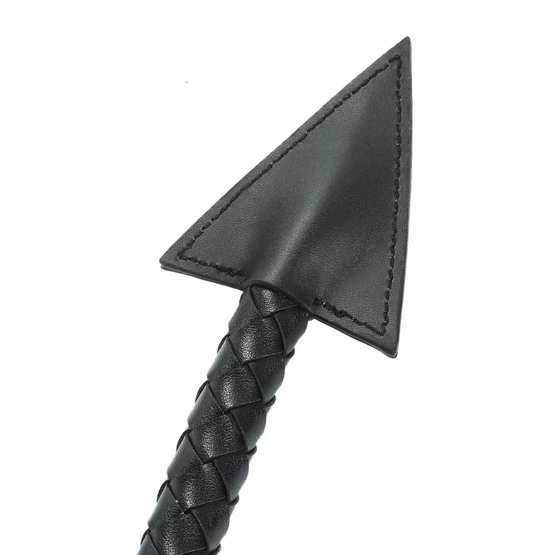 Adult Toys Metal Anal Plug Tail Black Leather Bdsm Whip Butt Gay Toy Butt for Women Sex For Couple Games 23071_voghion.com
