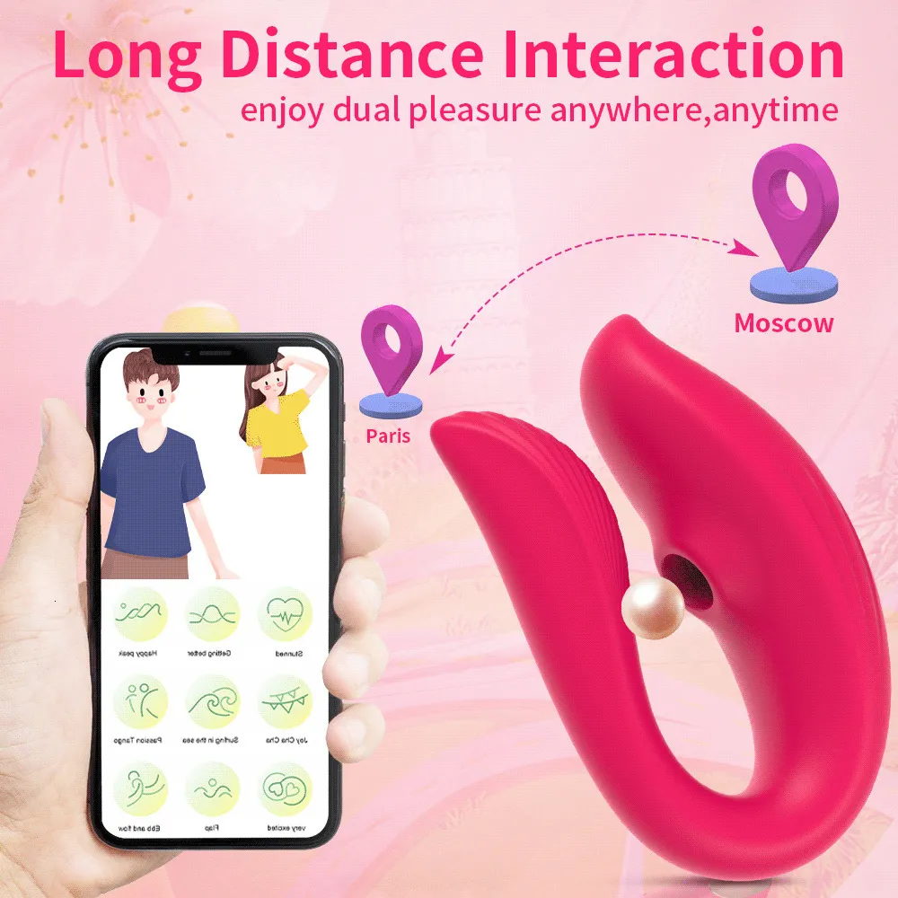 Vibrators Clit Sucking Vibrator Bluetooth Wearable Dildo Blowjob Clitoris Sucker Stimulator Female Masturbatio_voghion.com
