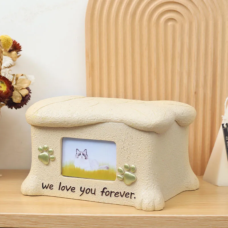 Urne Funéraire Pour Animaux - Mémoire En Résine Gravée Pour Chiens Et Chats - 6