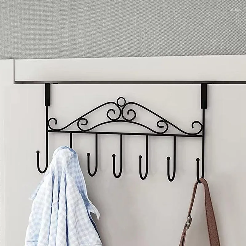 4 Pack Over The Door Hanger Set With 7 Pot Metal Hanging Hooks For Towels,  Coats, And Clothes From Tikopo, $23.34