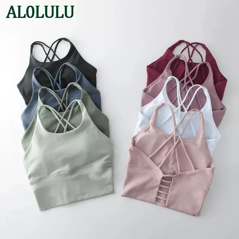 AL0lulu Yoga Clothing Sport Undwear Yoga Bra Opieka wierzcha najlepsza kamizelka do biegania fitness