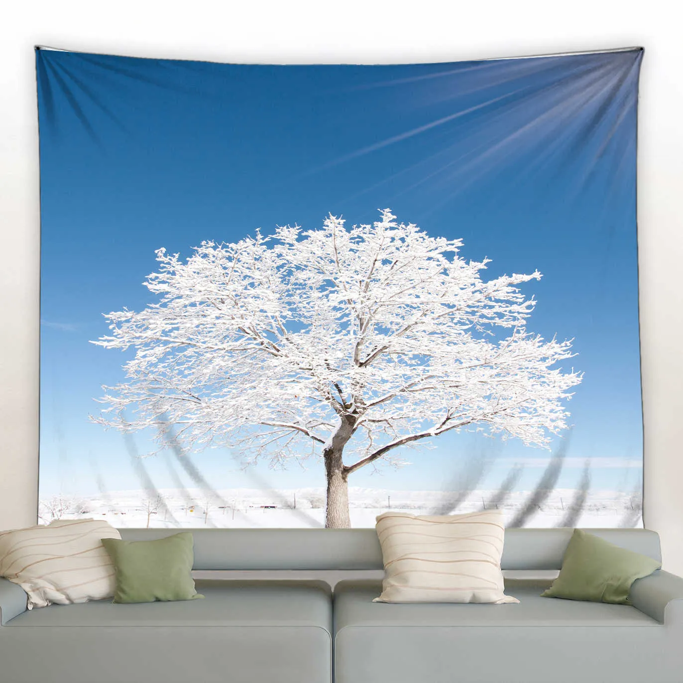 Tapestries Dome Cameras Landscape Printing Tapestry Elk Forest Wall Hanging Large Tapestry Art Living Room Bedroom Background Blanket Can Be Customized R230714