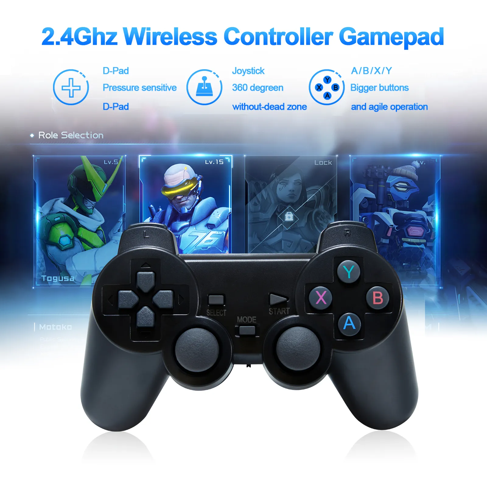 ゲームコントローラージョイスティックGD10プラスゲームコンソール4K 
