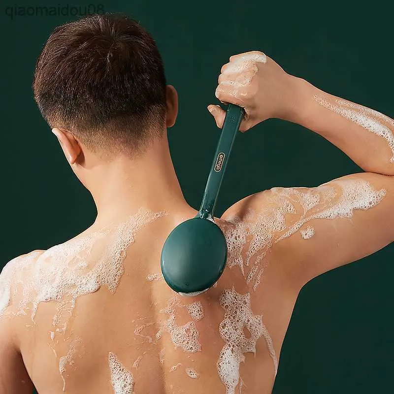 Spugna da bagno esfoliante super morbida per fare il bagno Piedi puliti Doccia Scrubber per piedi Lavaggio del corpo Spazzola per capelli Pulizia della schiena Massaggio L230704