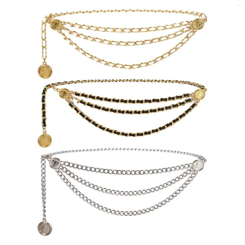 knee length dresses for ladies white / CHINA New trendy multi-layer imitation pearl tassel waist chain,  sexy and elegant bead belt, women's dress accessories gift main image 1