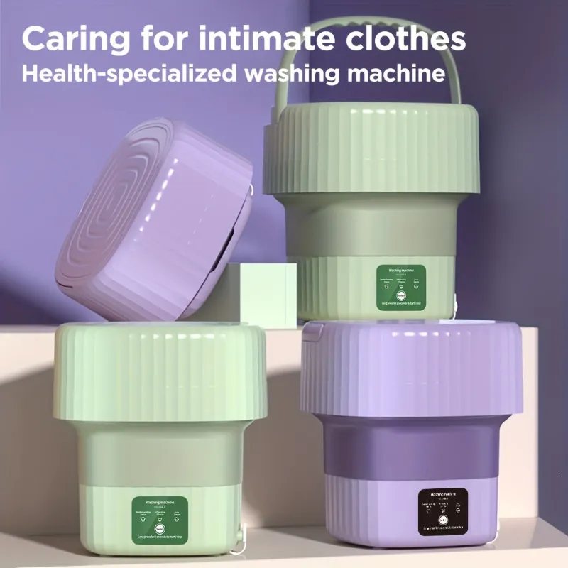 Save Big on Bulk Portable Washing Machine For Bucket Portable Washer And  Dryer: 9L Foldable Mini Washing Machine With Spin Dryer For Underwear,  Socks,